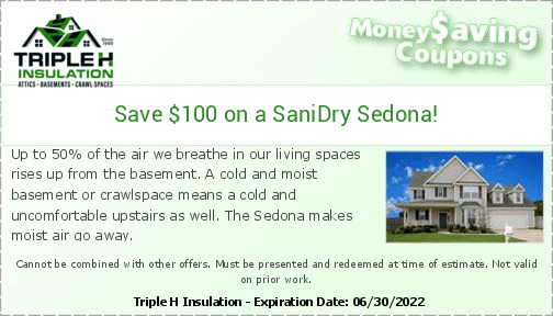 Save $100 on a SaniDry Sedona!